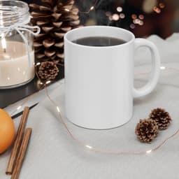 Custom 11 oz Classic Shape White Ceramic Mug with Your Photo or Text
